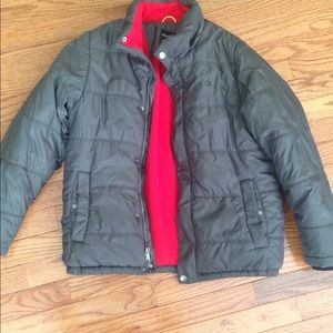 EUC Boy's Calvin Klein Puffer Coat Jacket sz 14/16